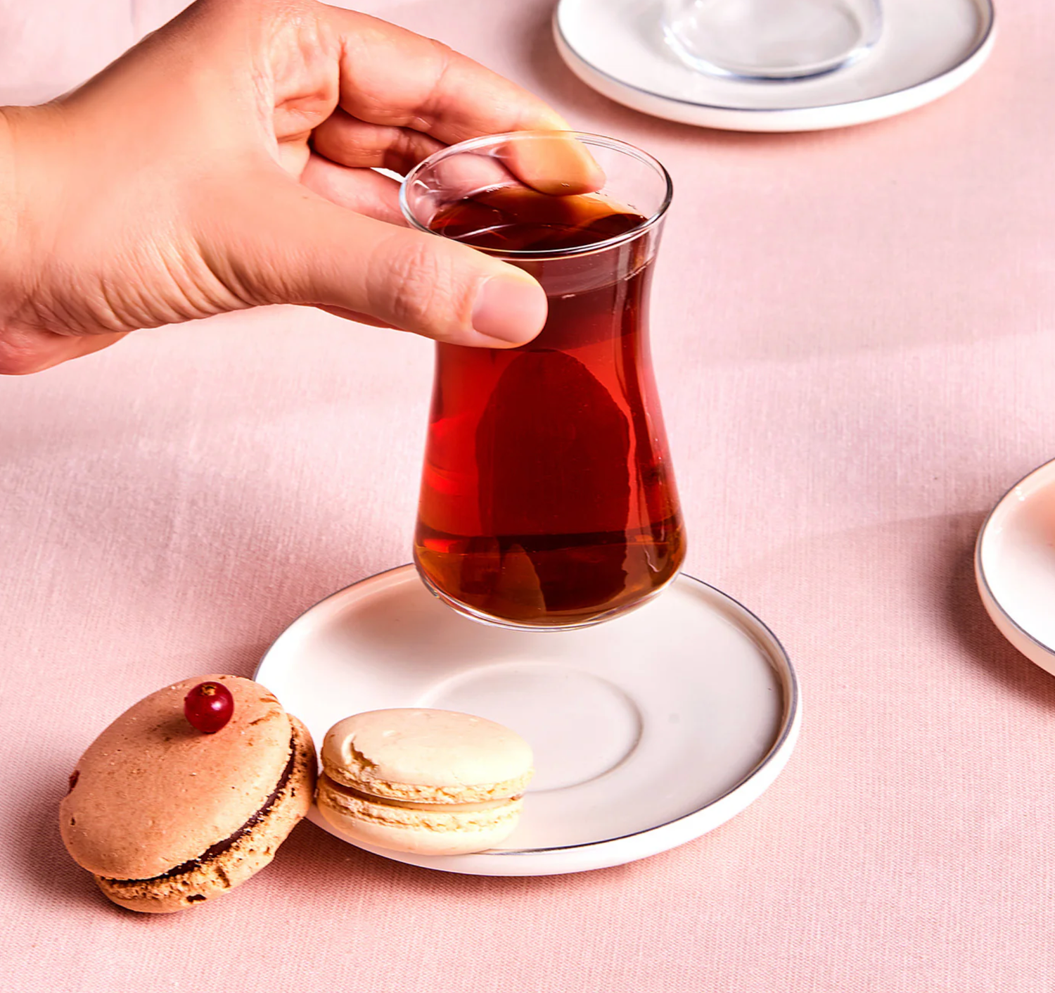 Karaca Streamline Saturn 6-Delig 12-Delig Theeset Platinium