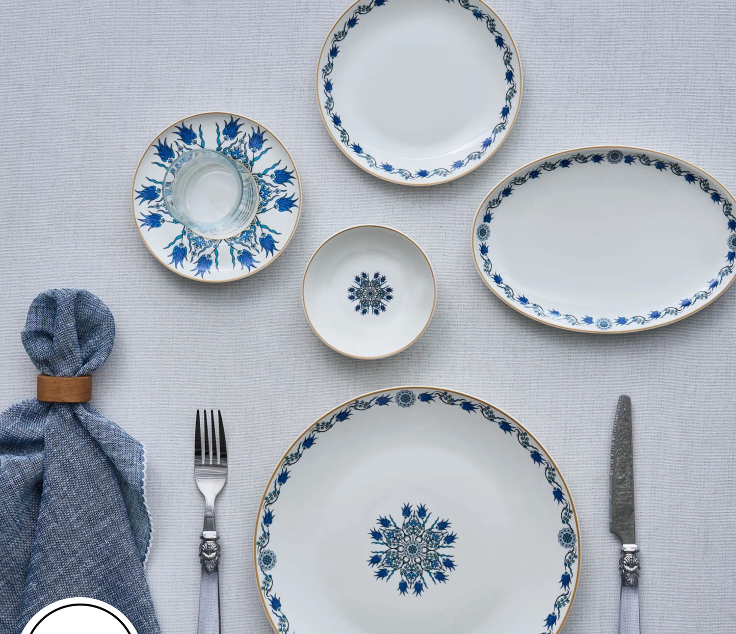 Karaca İznik 26-Piece 6-Person Breakfast Set