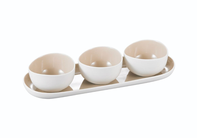 Bricard Colmar aperitif set | white-beige | 4-piece