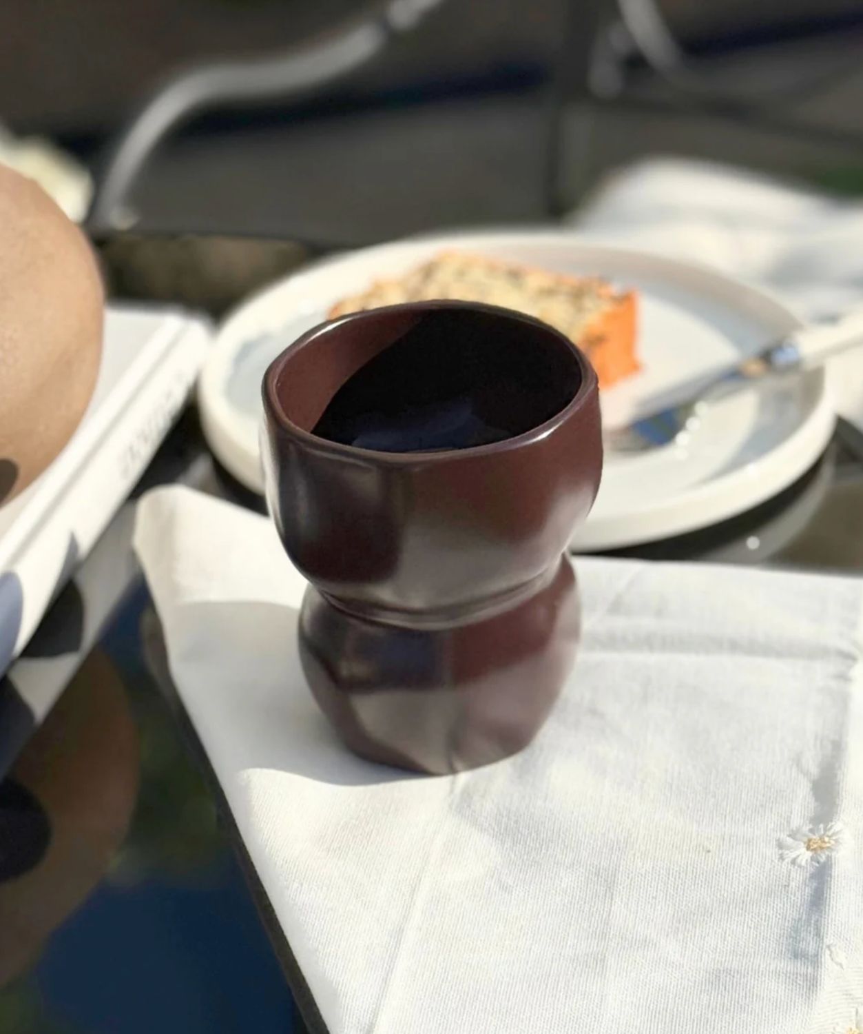 Organic ceramic mug Mocha Mousse 2-Piece