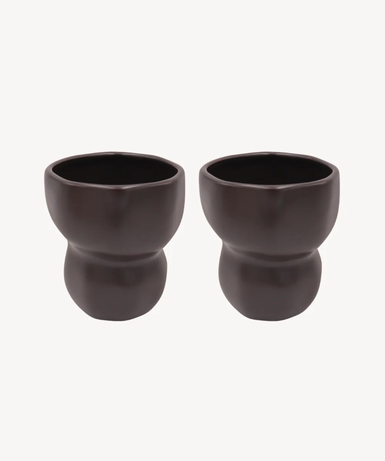 Organic ceramic mug Mocha Mousse 2-Piece