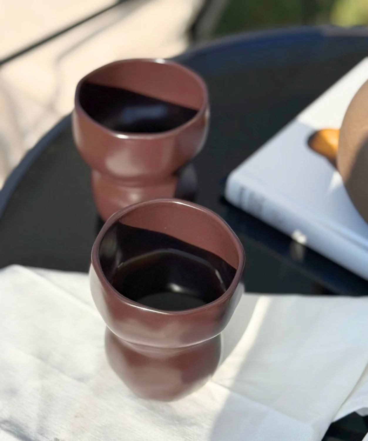Organic ceramic mug Mocha Mousse 2-Piece