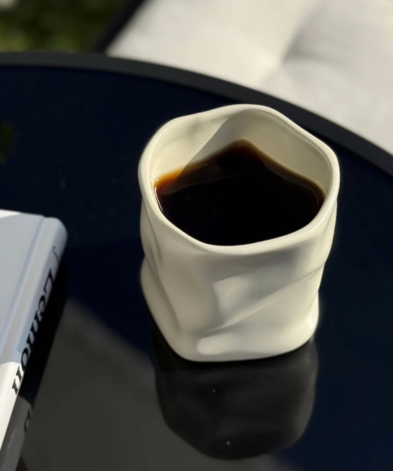 Diamond Ceramic Mug Beige 2-Piece