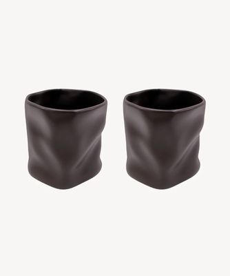 Diamond ceramic mug Mocha Mousse 2-Piece