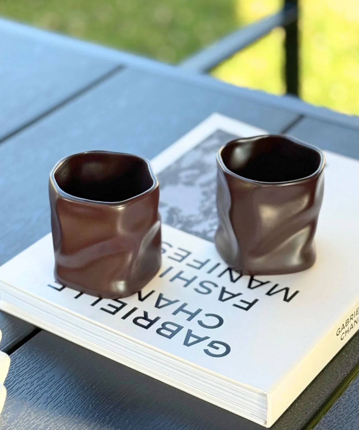 Diamond ceramic mug Mocha Mousse 2-Piece