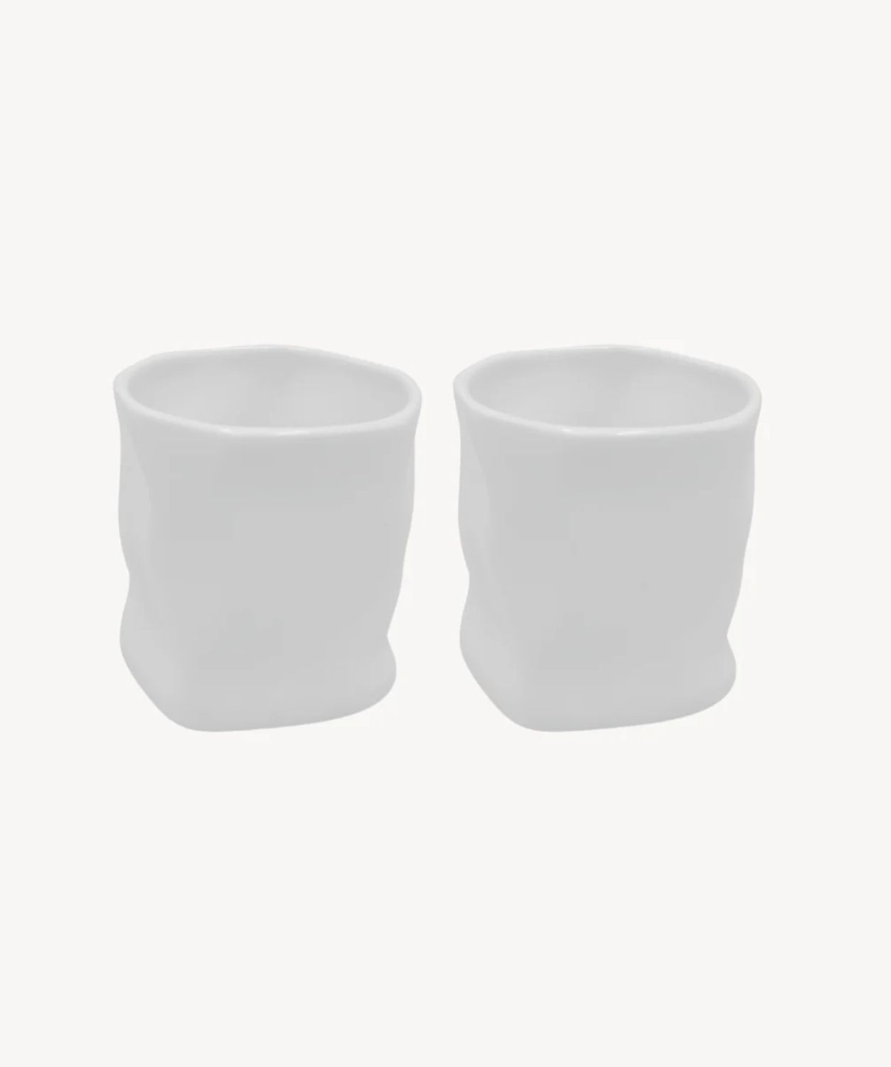 Diamond ceramic mug white 2-Piece