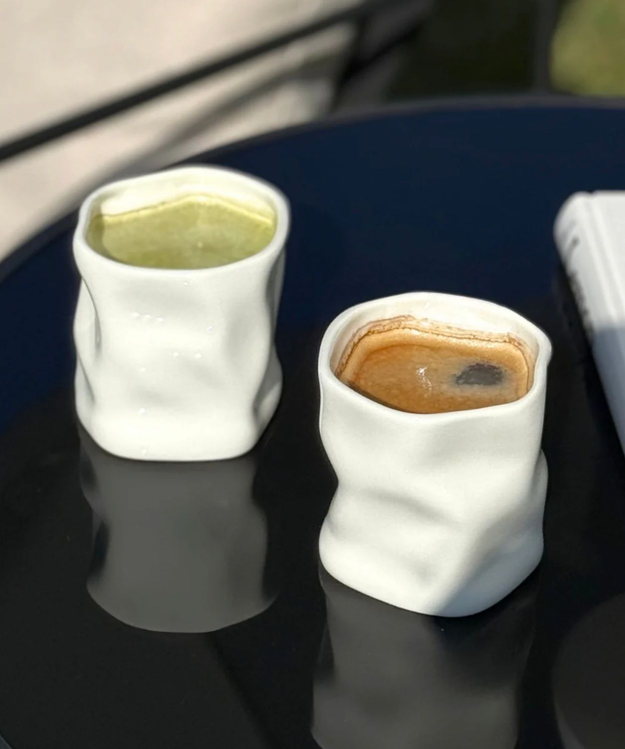 Diamond ceramic mug white 2-Piece
