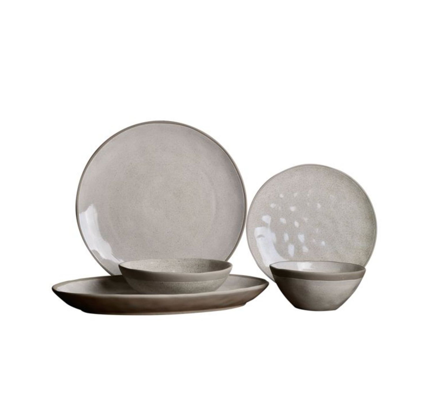 Bricard Albi dinnerware set | Light gray 25-Piece