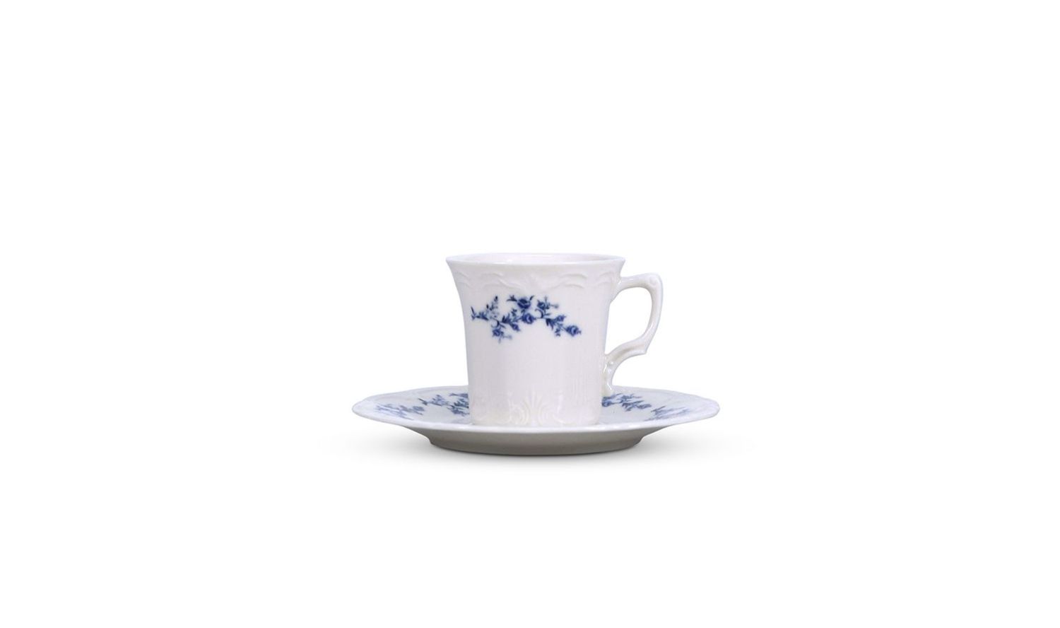 kopje 20CL Blauwe Bloem Retro