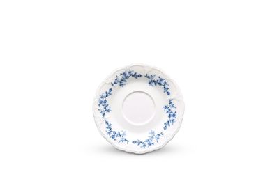 Schotel 16,5CM Blauwe Bloem Retro