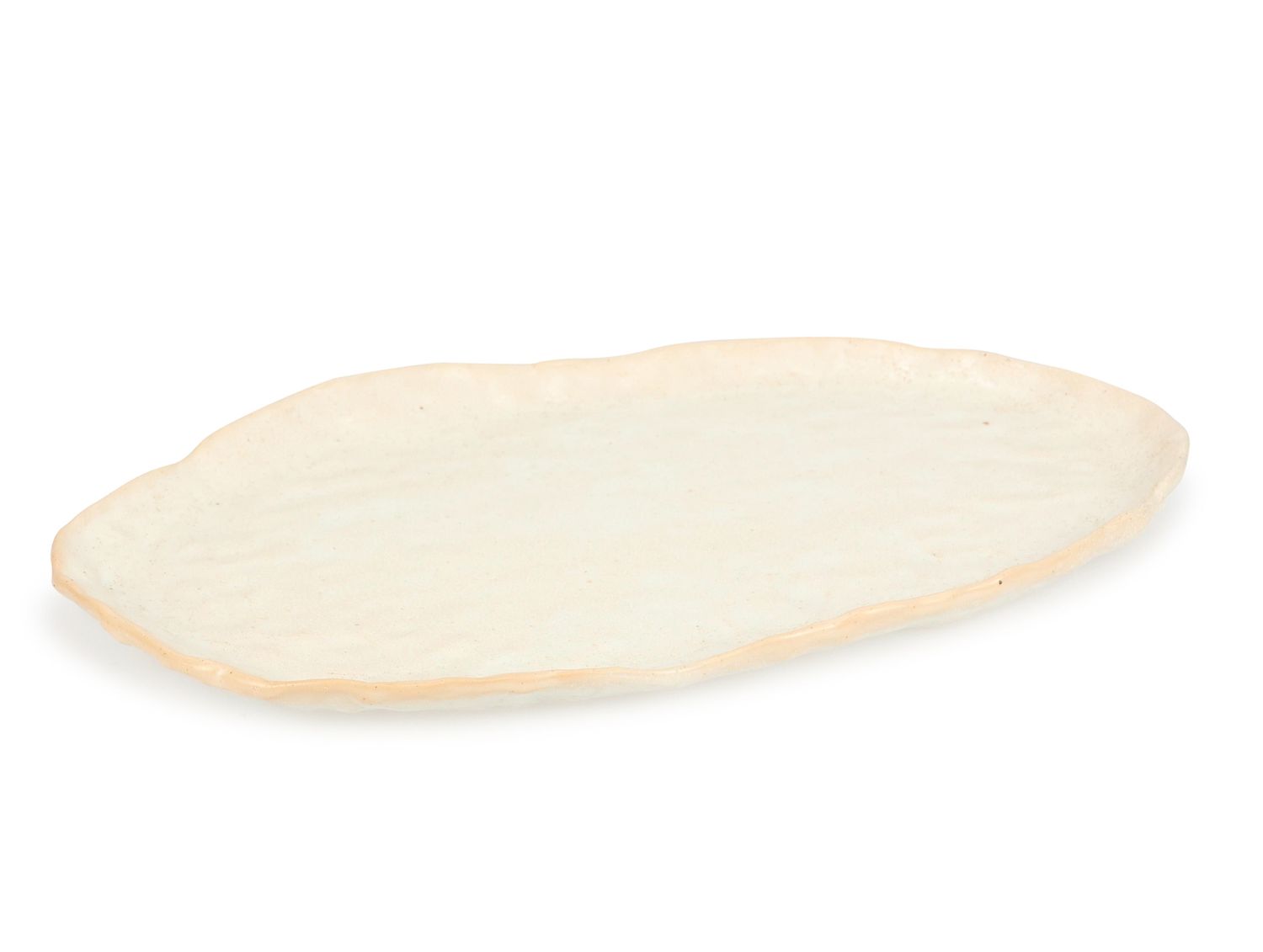 S&P Serveerschaal 39x23,5xH2,5cm beige Nomad