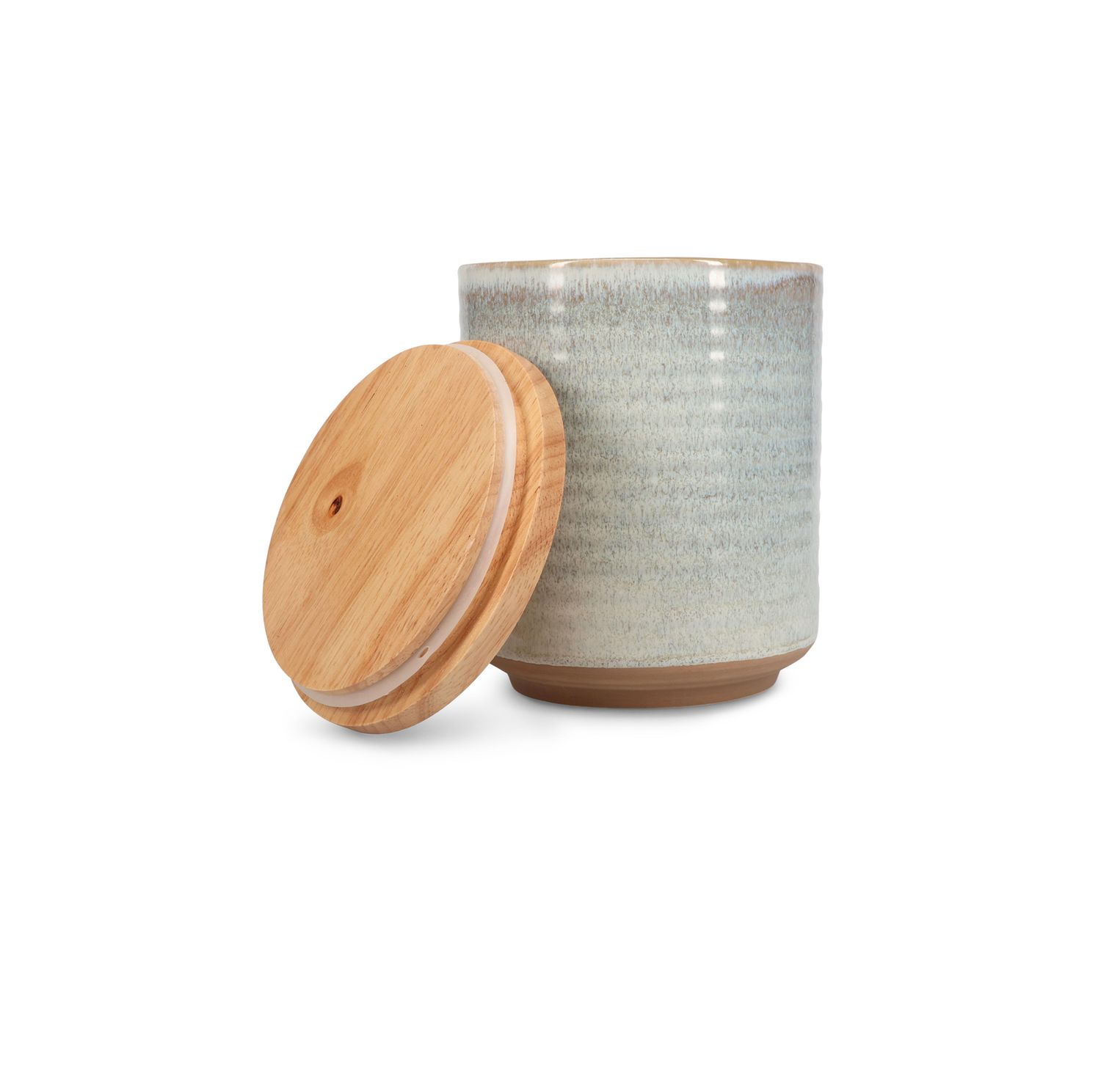 S&P Voorraadpot 12,5xH15,5cm beige Cameo