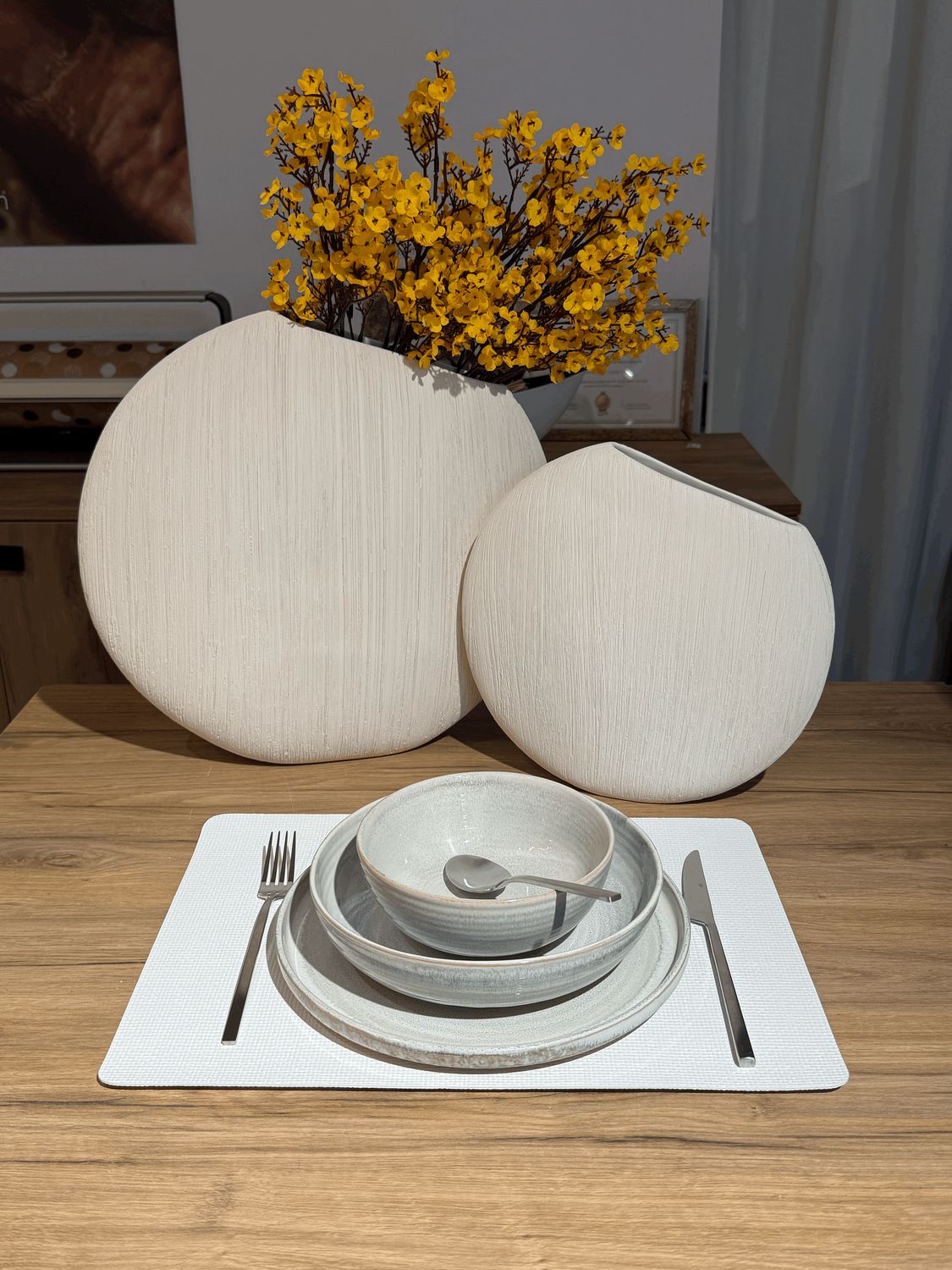 S&P Collection Cameo Bej 18 parça 6 kişilik yemek takımı