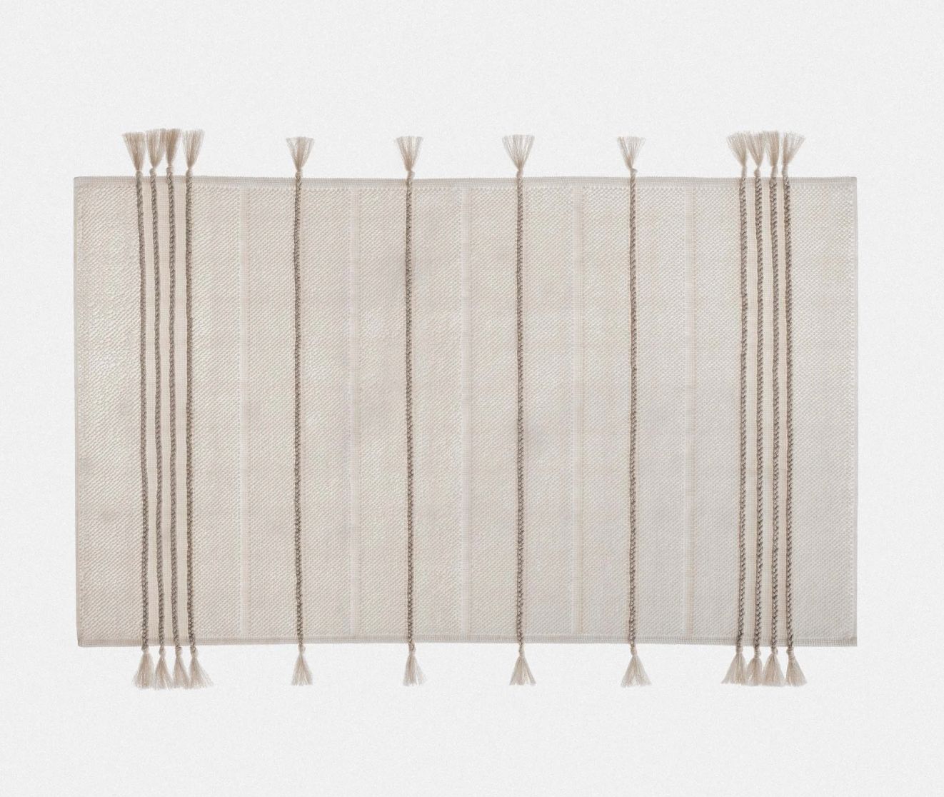 ​Ecocotton Karnella Bath Mat 100% Organic Cotton Cream 50x80 Cm​