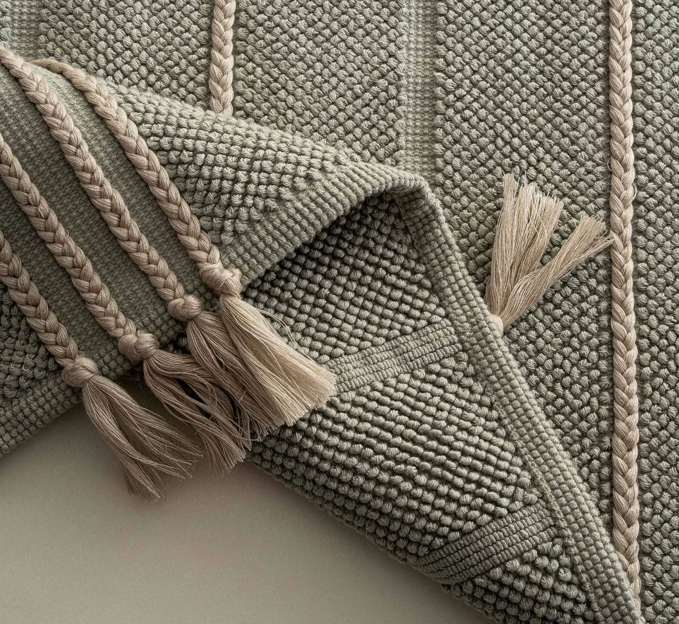 Ecocotton Karnella Badmat 100% Katoen Groen 60x100 Cm