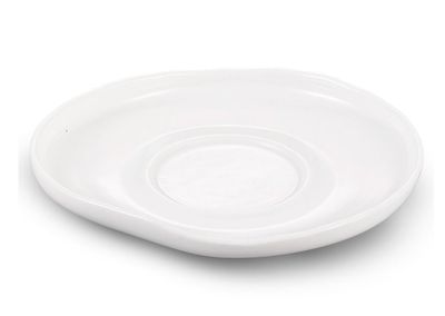 Barles saucer set | 12.5 x 11.0 x 2.2 cm white 6-piece