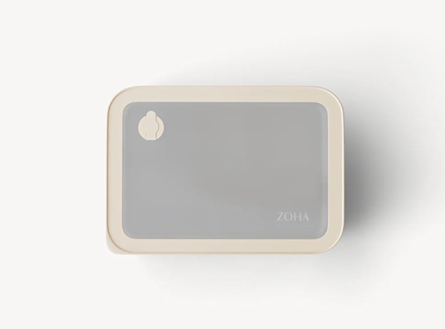 820 ml bej renkli şeffaf saklama kabı