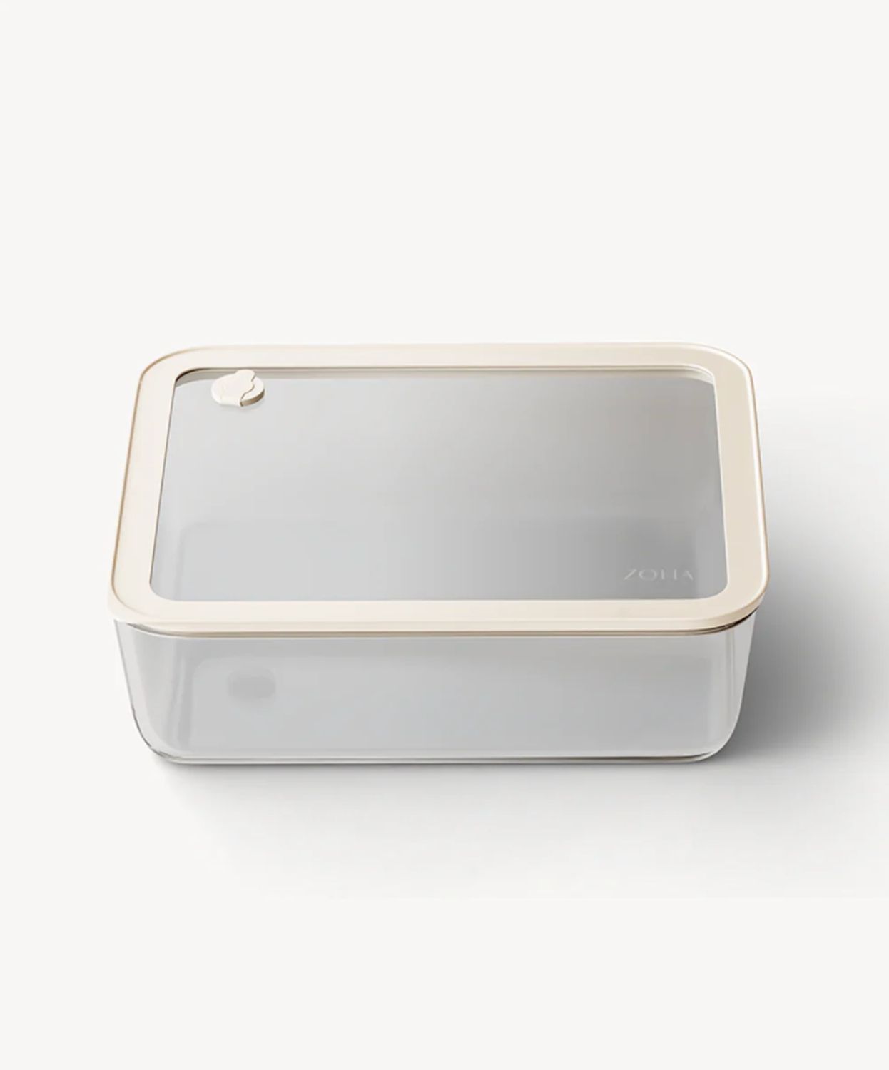 Vershoudbakje 2650 ml beige transparant