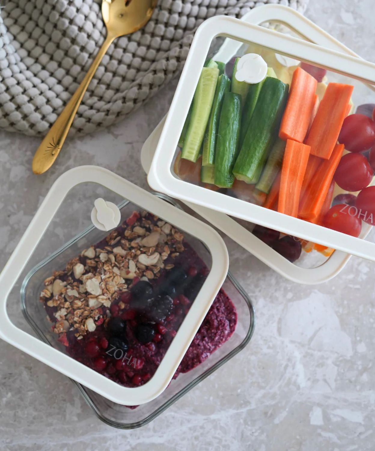 Food storage container 1150 ml beige transparent Food storage container 1150 ml beige transparent