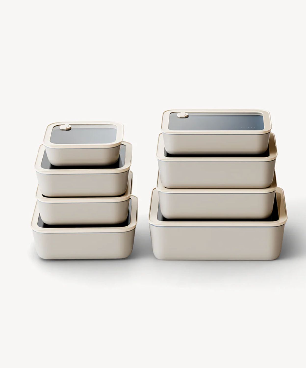 Vershoudbakjes Voordeel bundel beige 8 stuks