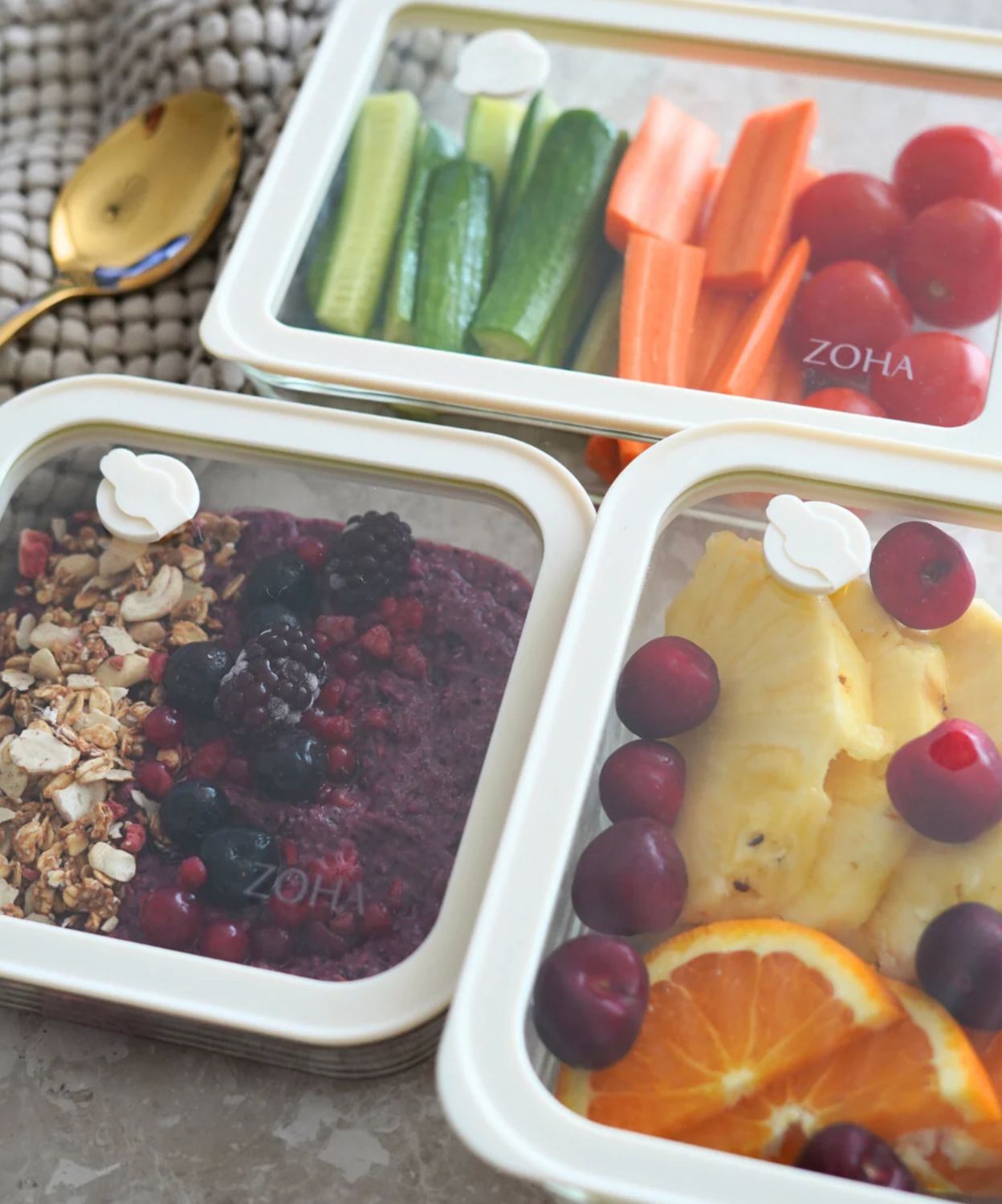 Vershoudbakjes Voordeel bundel transparant 8 stuks