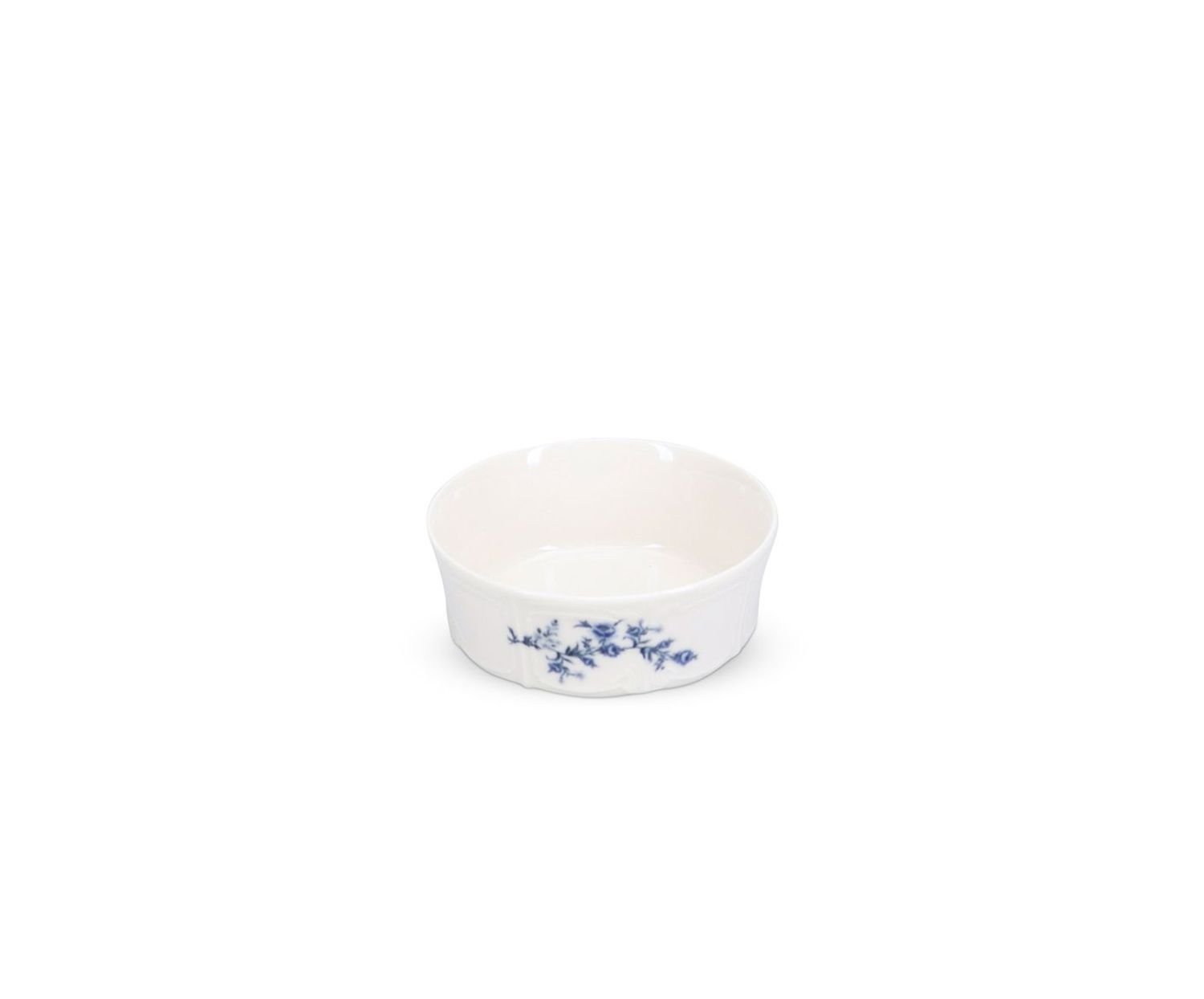 Kom 13XH5cm Blauwe Bloem Retro