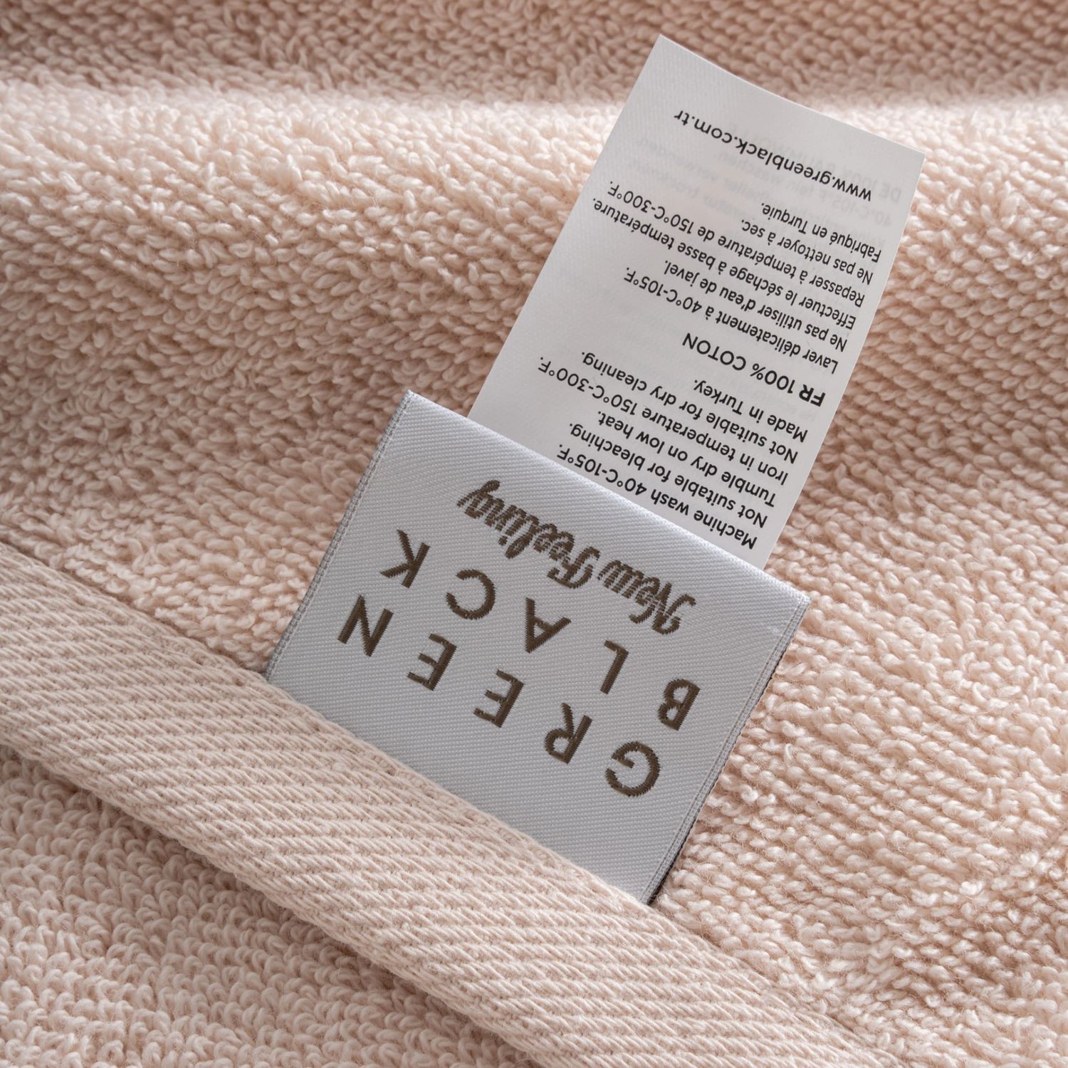 Ecocotton Lara Badlaken Licht Zalm 80x150 cm