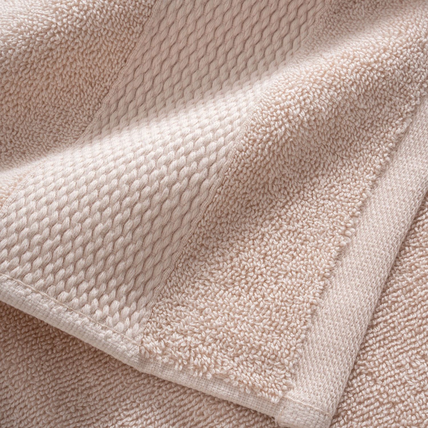 Ecocotton Lara Handdoek Licht Zalm 50x90 cm