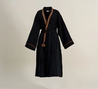 Ecocotton Hazar Dames Kamerjas Biologisch Katoen Antraciet