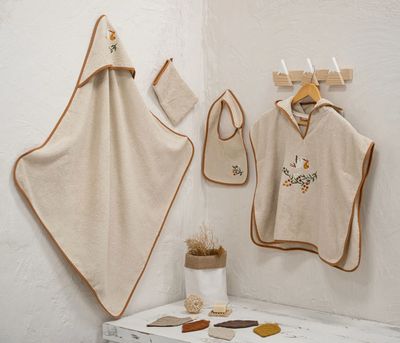 Ecocotton Polina 4 lü Bebek Panço Seti Organik Pamuk Bej