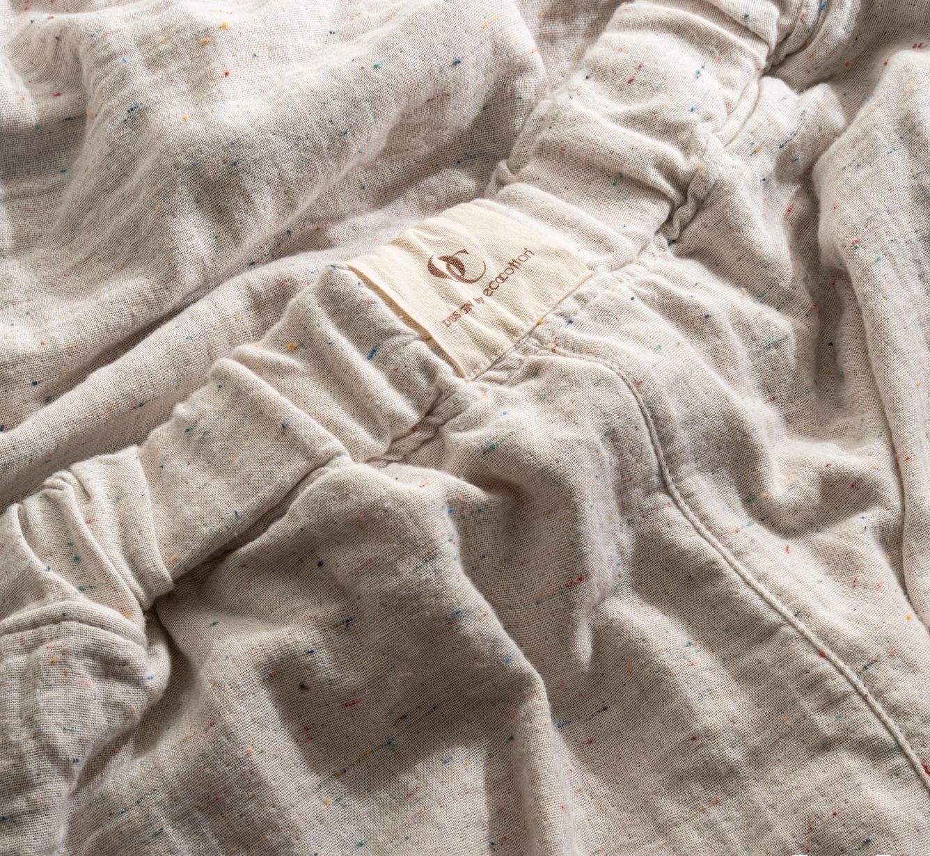 Ecocotton Alinda Women Pyjamaset Organic Cotton Muslin Beige