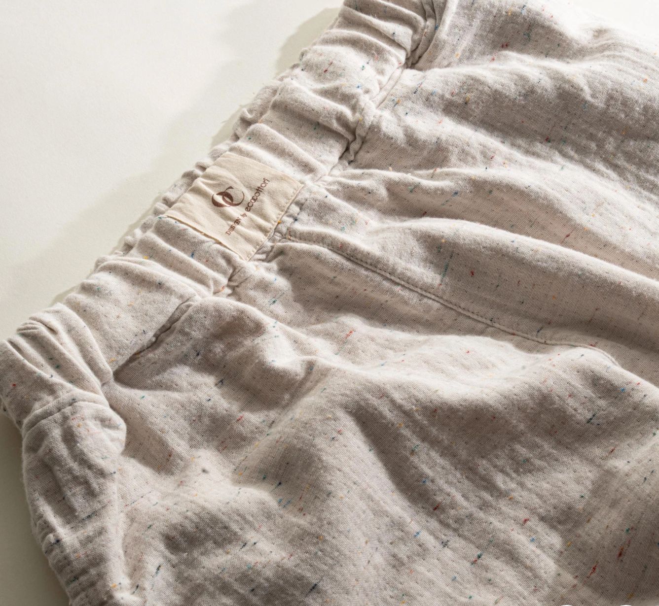 Ecocotton Alinda Women Pyjamaset Organic Cotton Muslin Beige