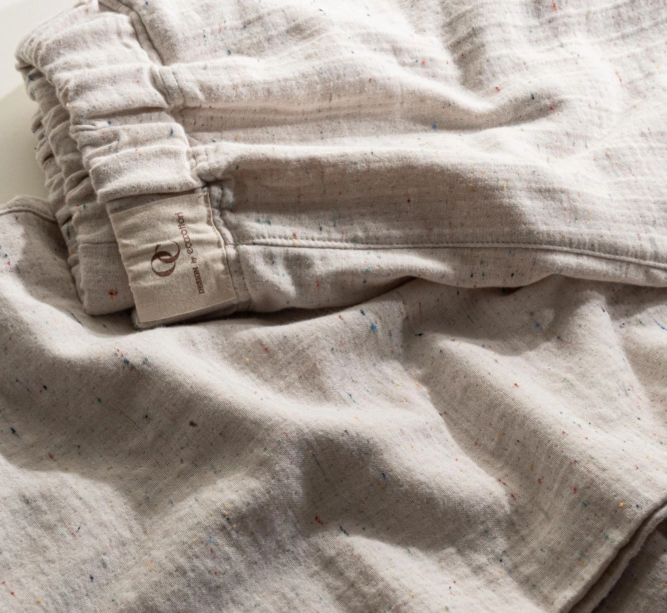 Ecocotton Alinda Damesset Biologisch Katoenen Mousseline Beige