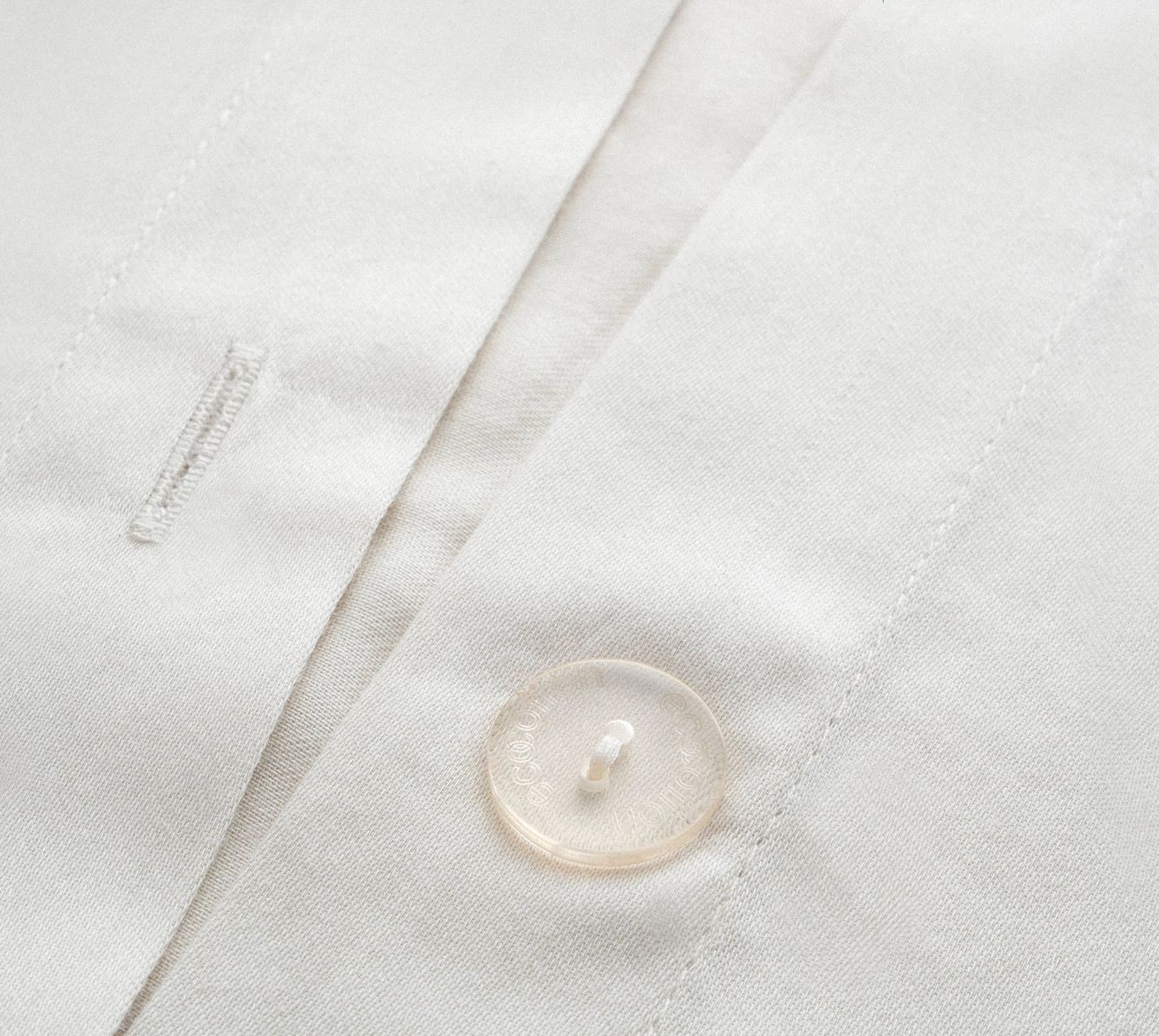 Ecocotton Ahter Kingsize Beddengoed Set Biologisch Katoen Satijn Beige