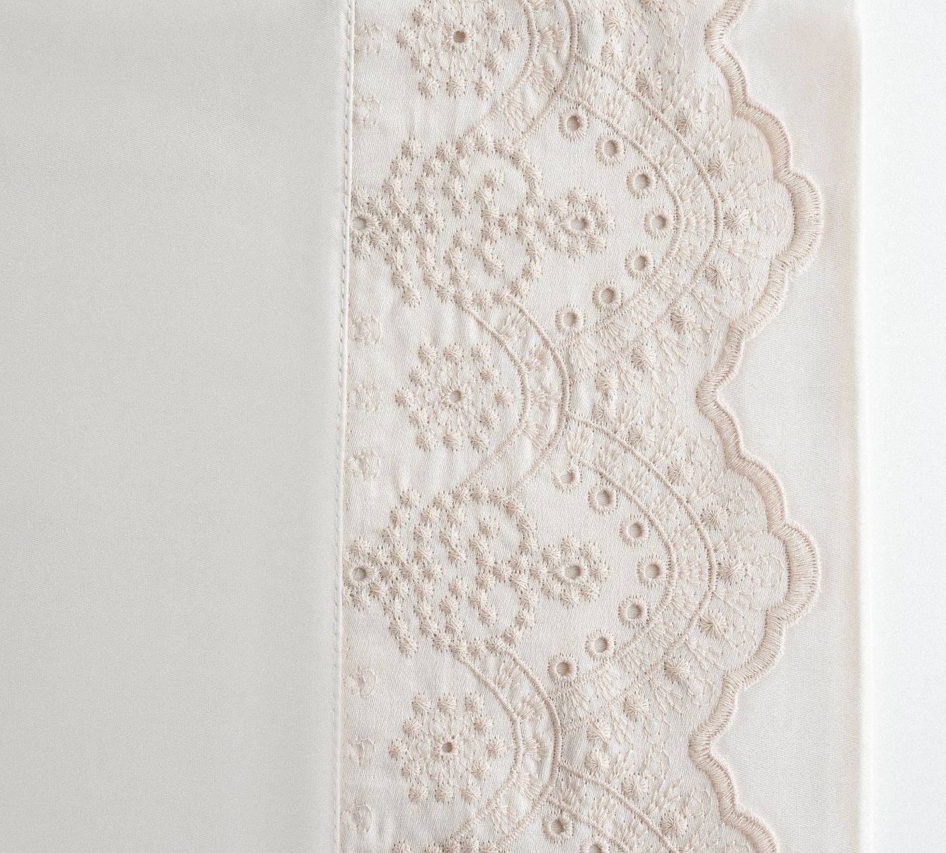 Ecocotton Ahter Kingsize Beddengoed Set Biologisch Katoen Satijn Beige