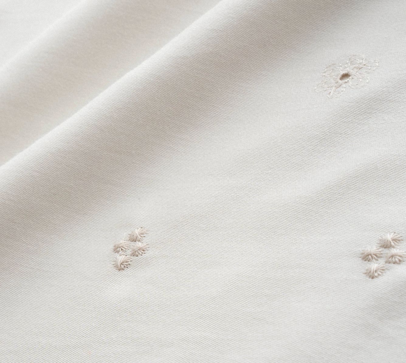 Ecocotton Ahter Kingsize Beddengoed Set Biologisch Katoen Satijn Beige