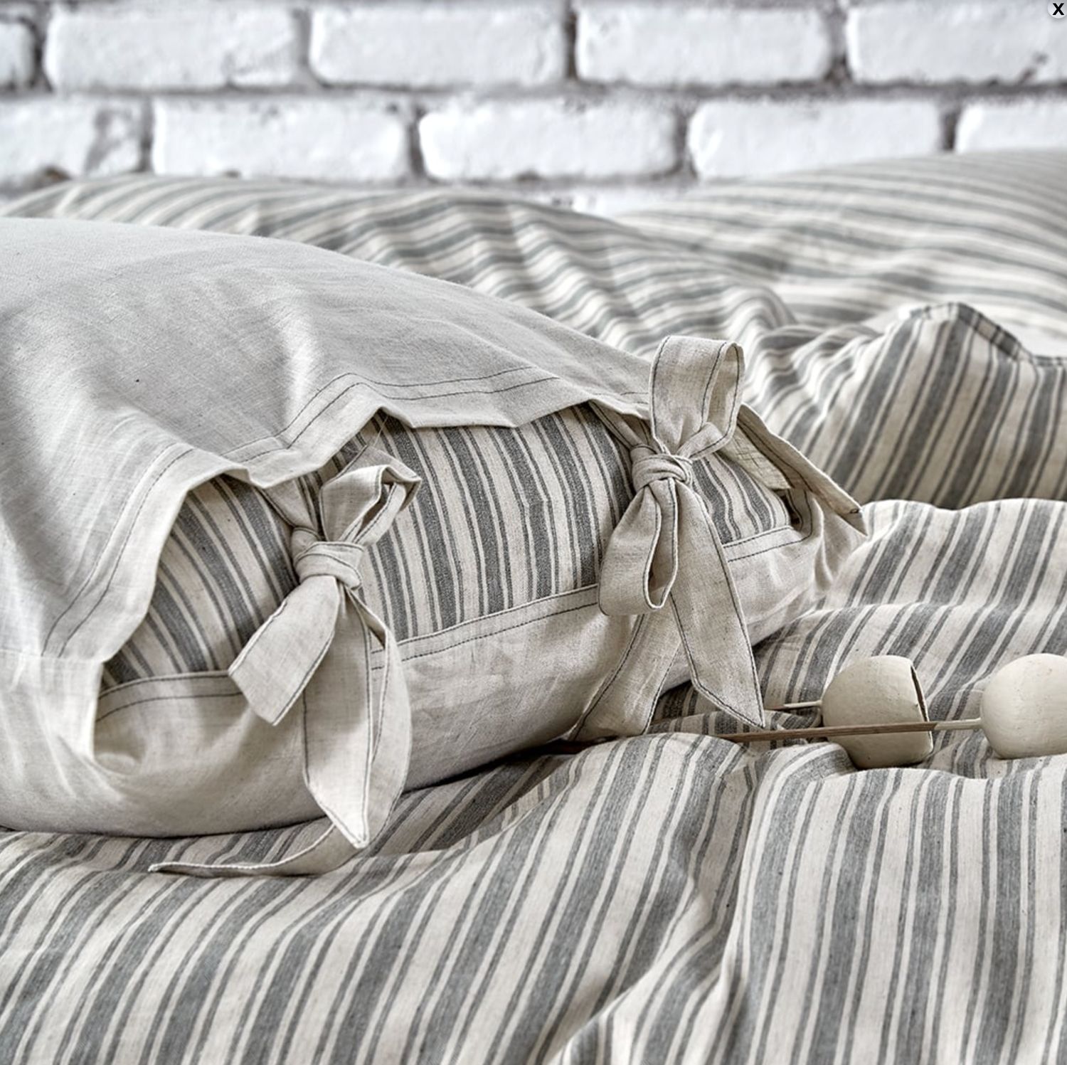 Ecocotton Ala Kingsize Beddengoed Set Biologisch Katoen Linnen Groen