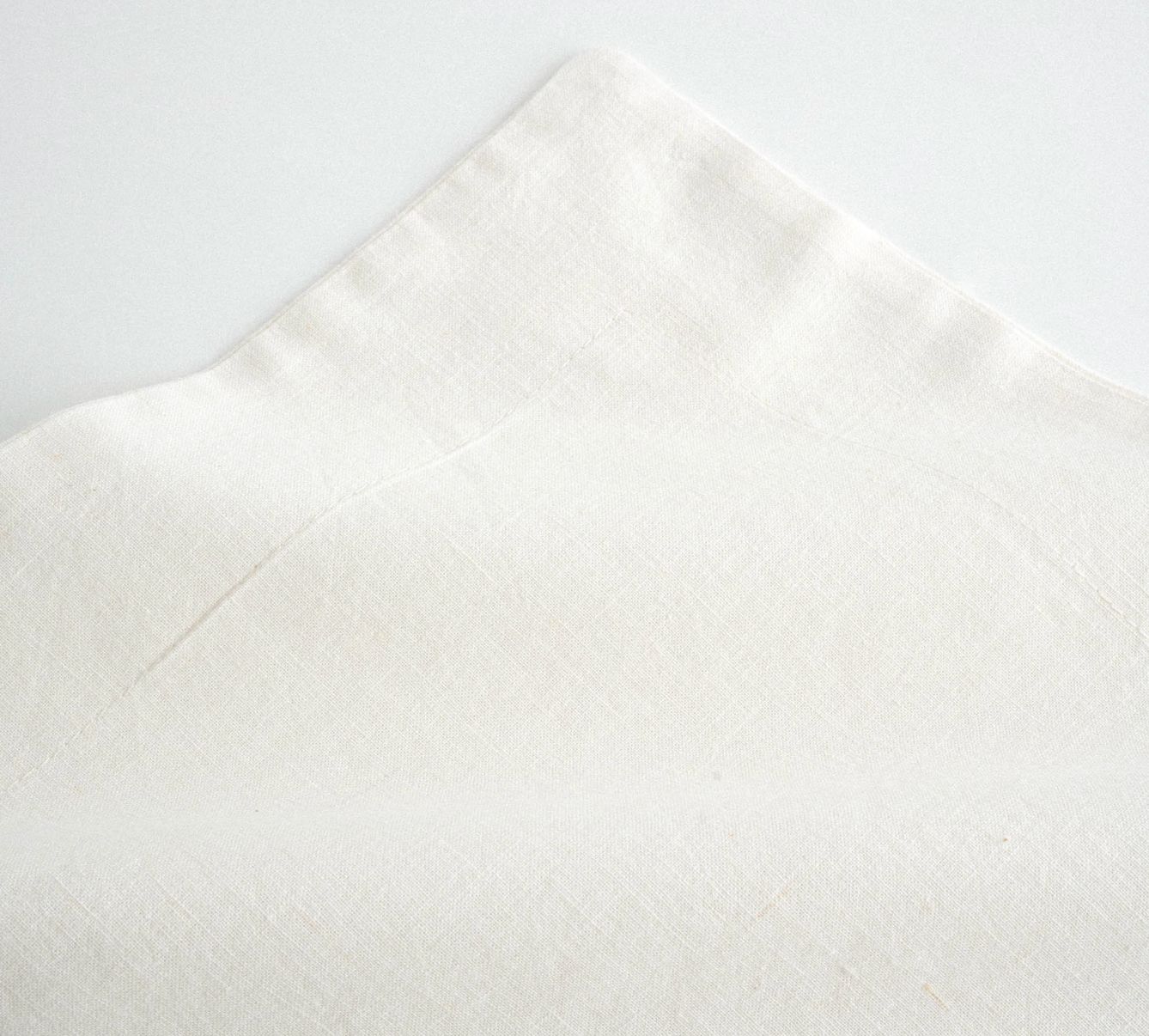 Ecocotton Amanda King Size Beddengoedset Biologisch Katoen Linnen Crème