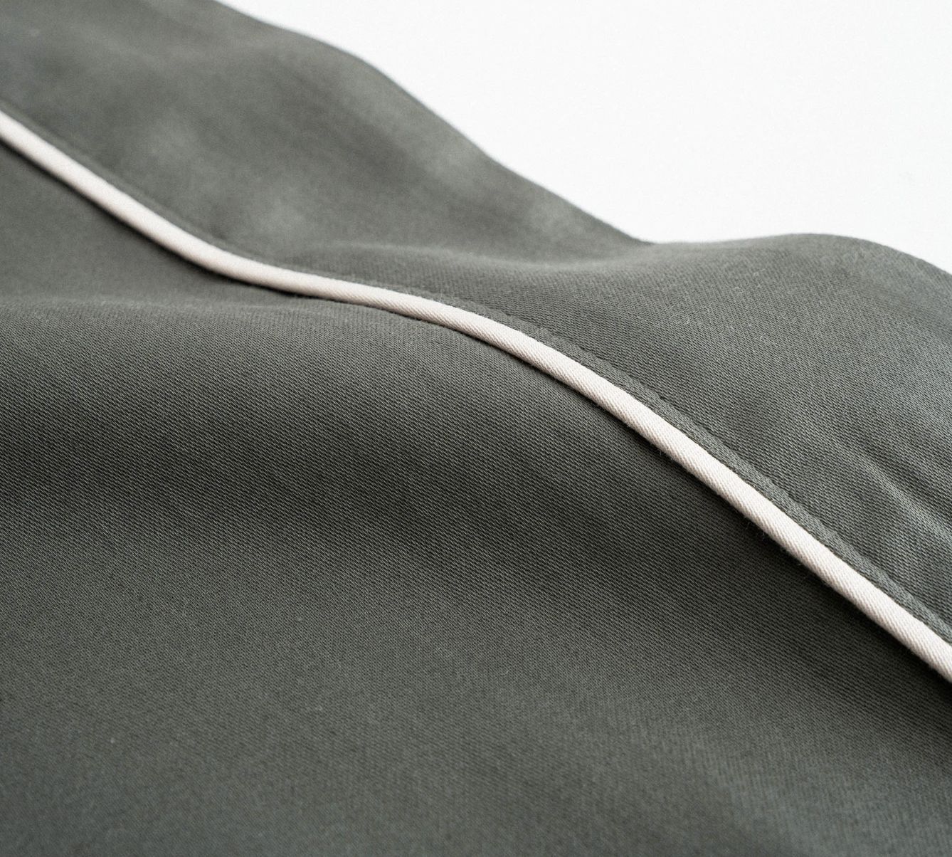 Ecocotton Derin King Size Beddengoed Set Biologisch Katoen Satijn Groen