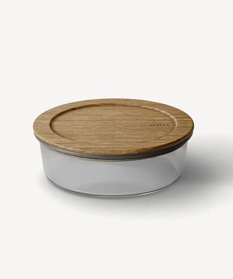 Vershoudbakje met acacia deksel Rond 1300 ml Vershoudbakje met acacia deksel Rond 1300 ml