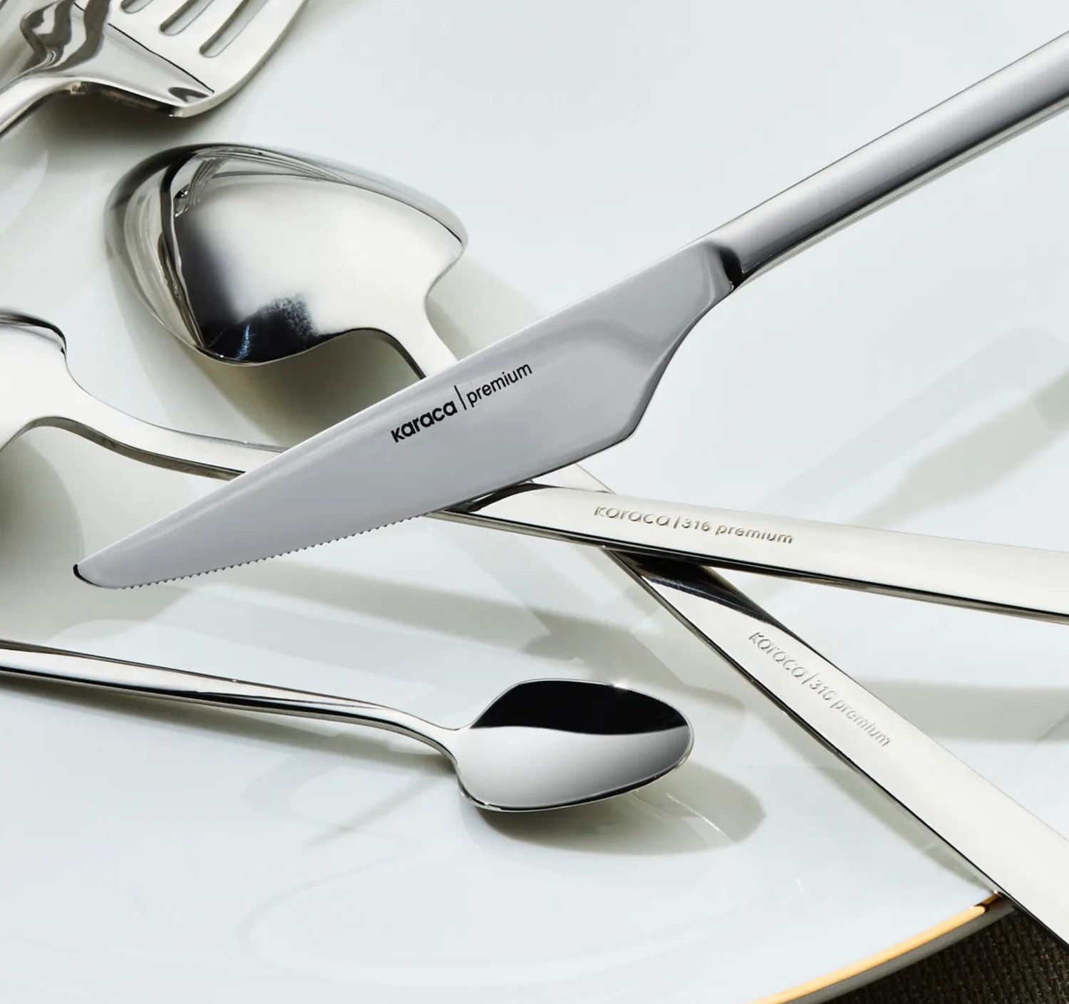 Karaca Stark 84 Piece 12 Person 316+ Premium Cutlery Set