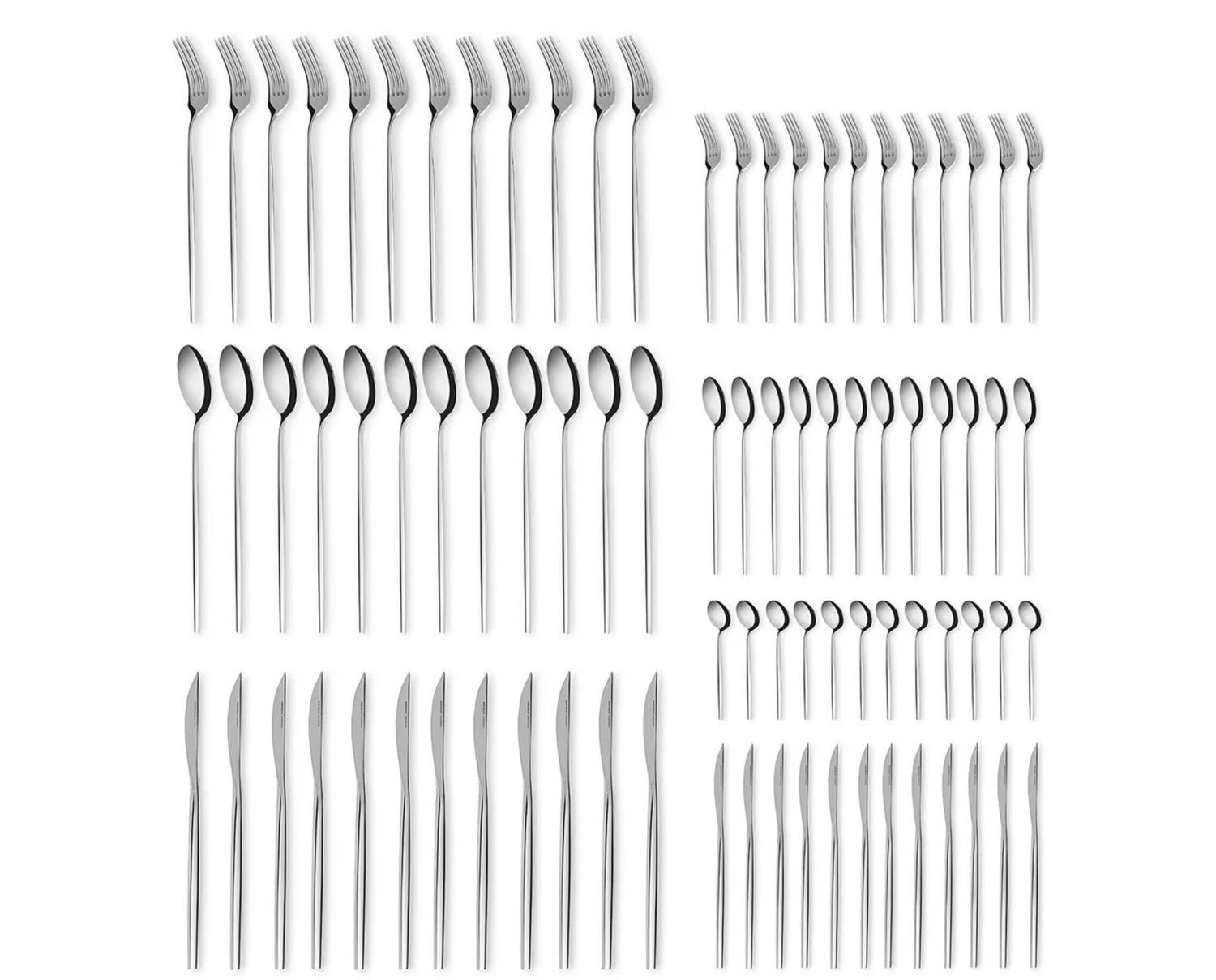 Karaca Mild 84 Delig 316+ Premium Bestek Set voor 12 Personen