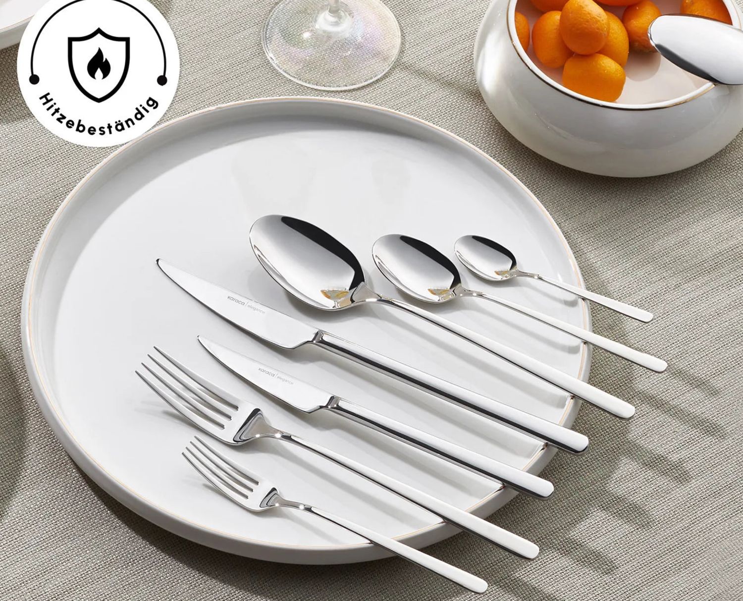 Karaca Boreas 12-persoons bestekset, 84-delig