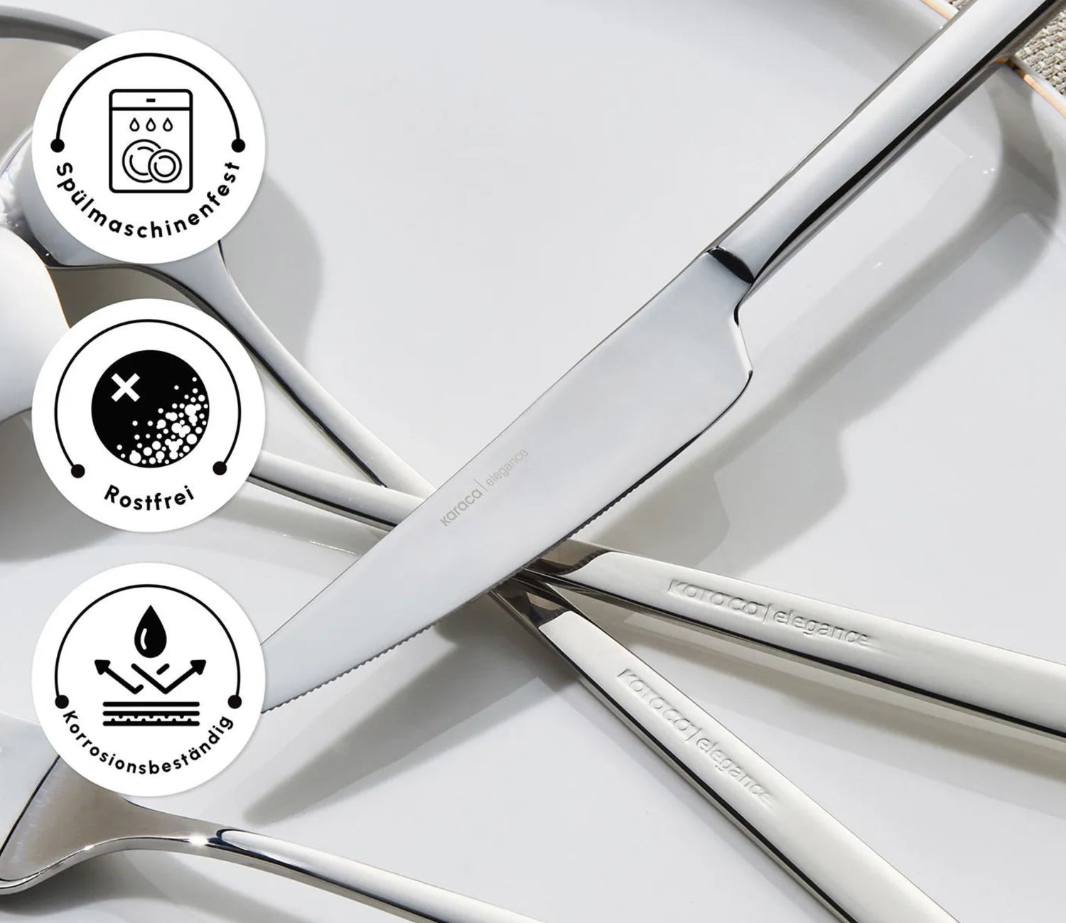 Karaca Boreas 12-persoons bestekset, 84-delig