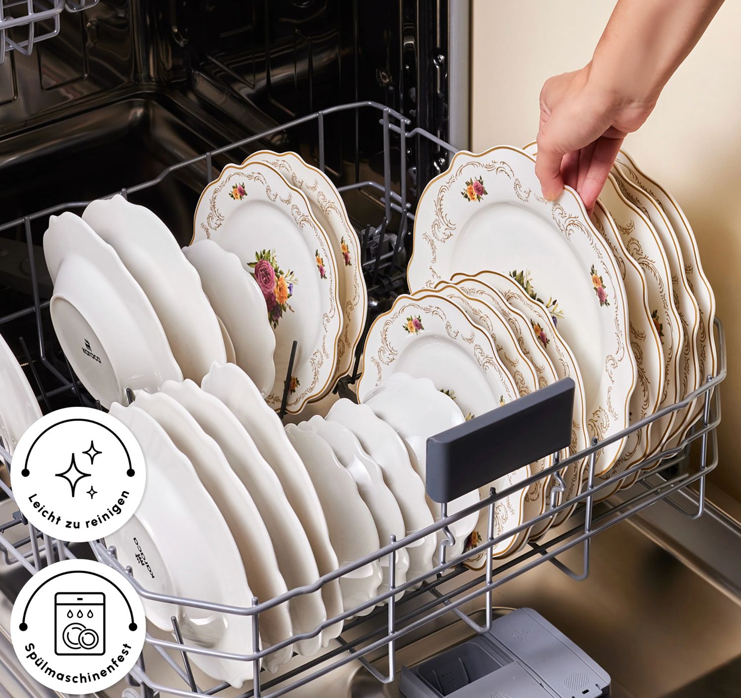 Karaca Antique Porselein 24 Delig 6-Persoons Serviesset Karaca Antique Porselein 24 Delig 6-Persoons Serviesset