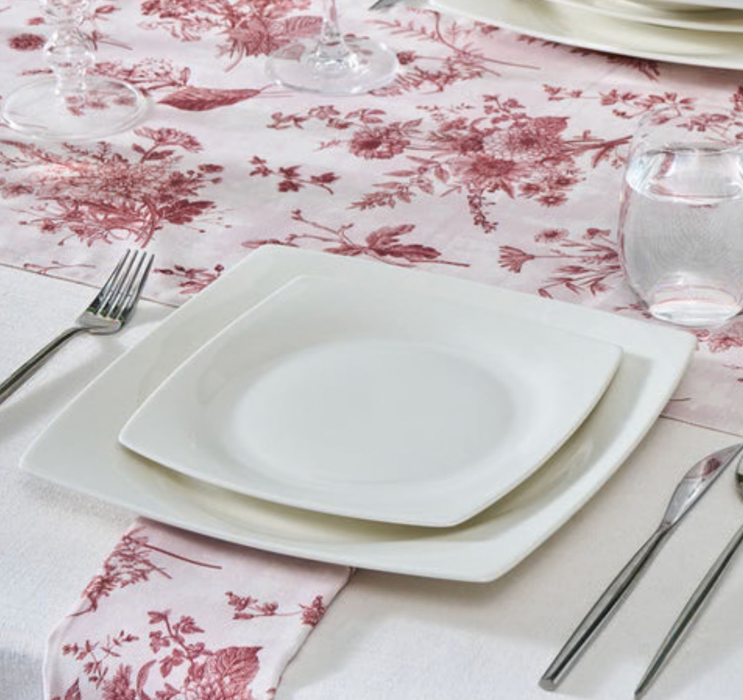 Karaca Square Mensa 24-delige serviesset voor 6 personen, wit