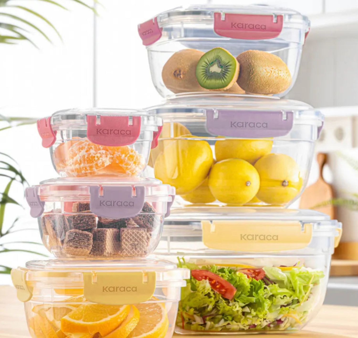 Karaca Locker Save 6 Delig Vershoudbakjes