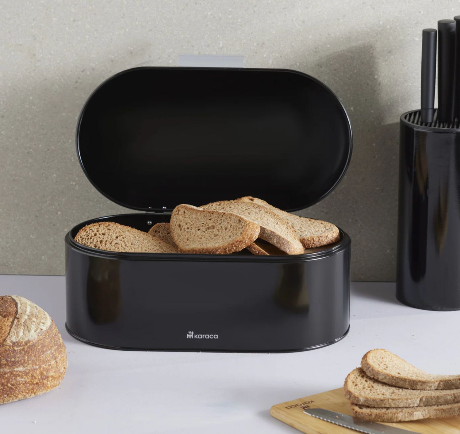 ​Karaca Dustin Broodtrommel Zwart