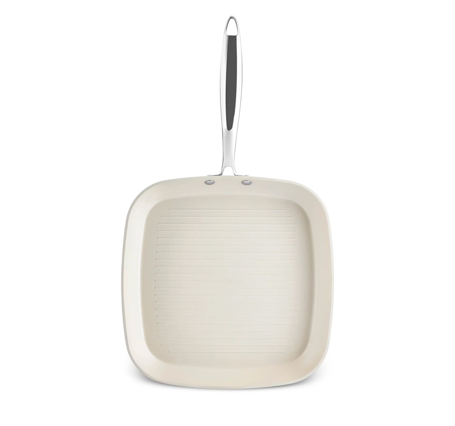 Karaca Swiss Kristal Almond Cream Saplı Izgara Tava 28 cm