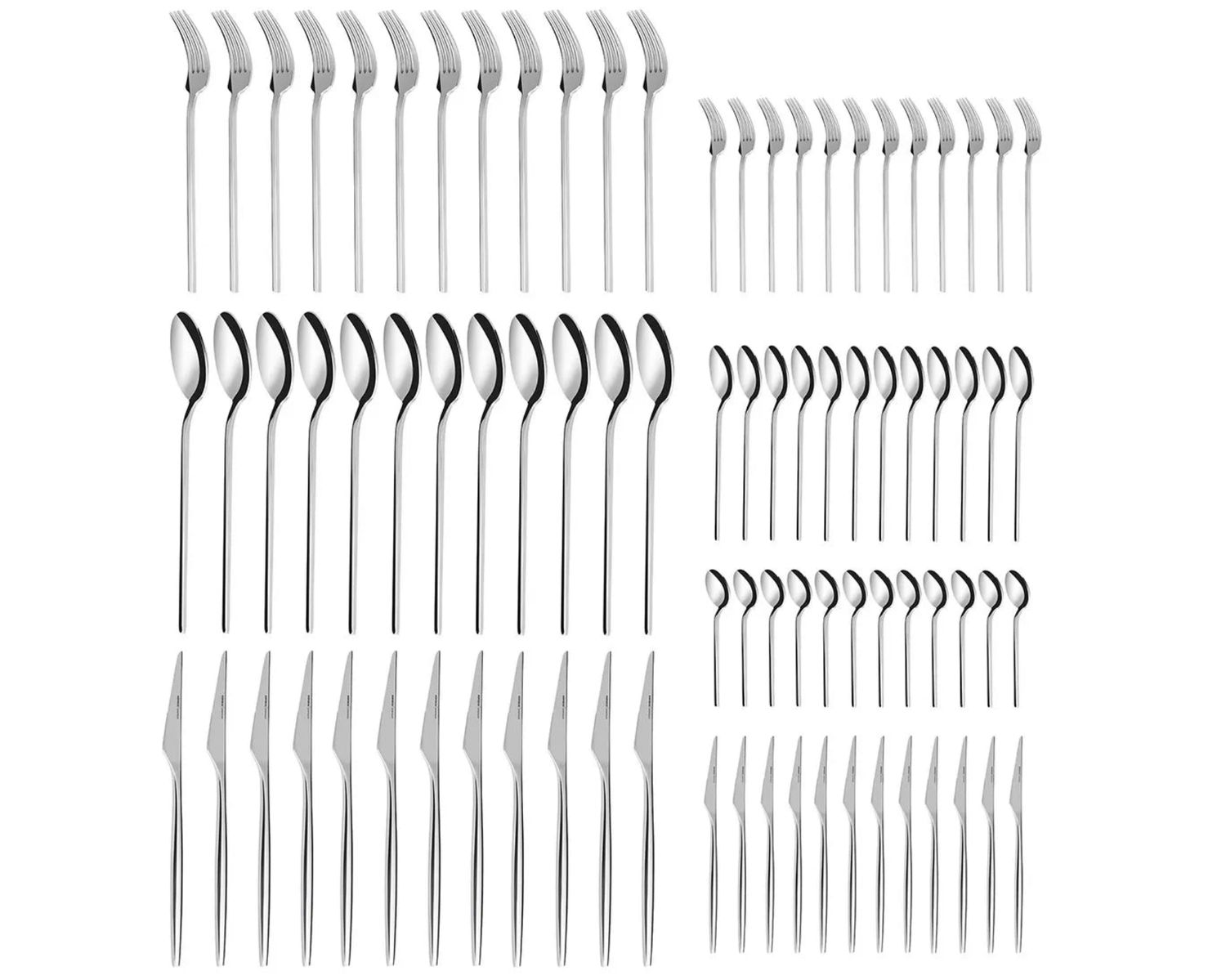 Karaca Look 316+ Staal 84 Delige 12 Persoons Premium Bestekset Karaca Look 316+ Staal 84 Delige 12 Persoons Premium Bestekset